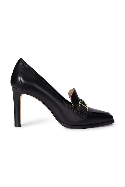 Lauren Ralph Lauren pantofi de piele Tasha Tl culoarea negru, cu toc drept, 802P04169001