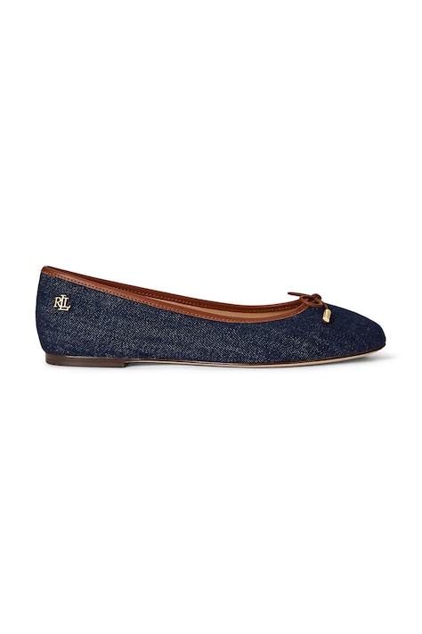 Lauren Ralph Lauren balerina Jayna sötétkék, 802P04386001