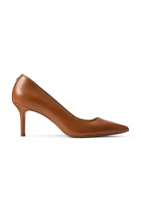Lauren Ralph Lauren szpilki skórzane Lanette kolor brązowy 802P09031002