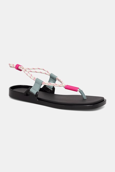 Calvin Klein sandały damskie BEACH SANDAL ROPE PU 2 czarne HW0HW02967