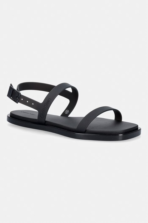 Calvin Klein sandały damskie JELLY SANDAL SLING MAT TRAN TPU czarne HW0HW02969