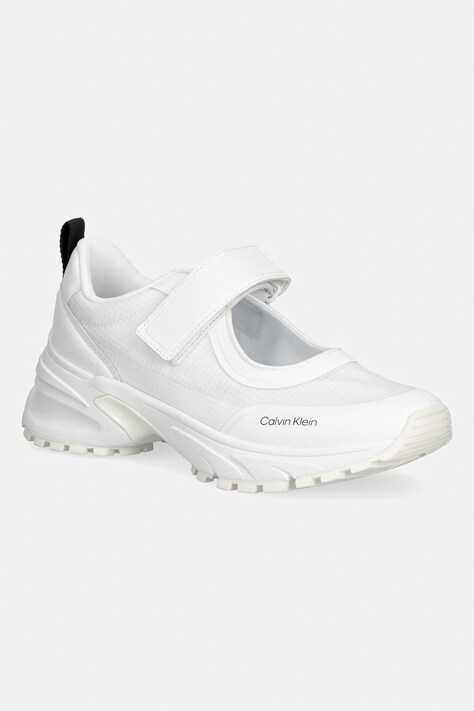 Calvin Klein HIKE RUNNER SLIPON MJ RIPS sneakersy damskie białe HW0HW03141