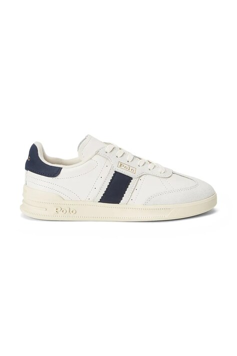 Polo Ralph Lauren sneakers din piele Heritage Aera culoarea alb, 804936609001