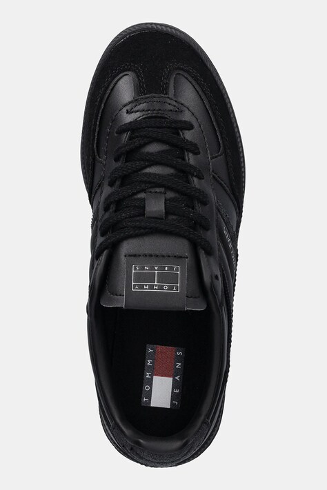 Tommy Jeans sneakersy THE GREENWICH EDGE FLATFORM damskie kolor czarny EN0EN02900