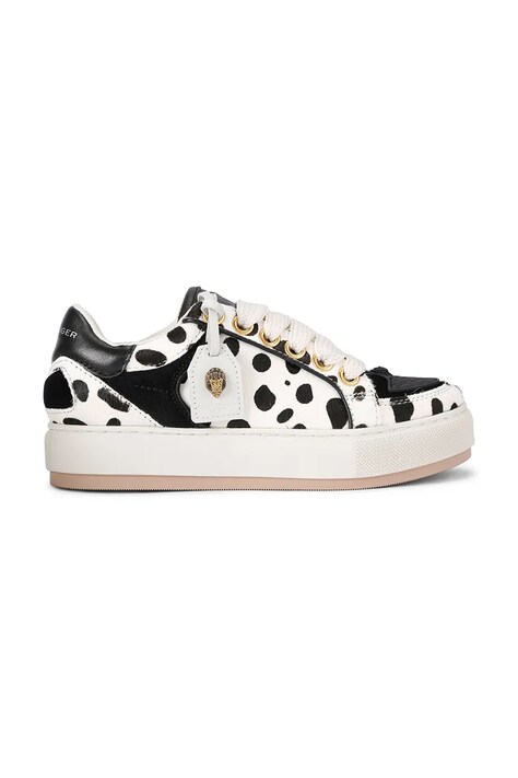 Kurt Geiger London sneakersy zamszowe Southbank Tag damskie kolor beżowy 9564313289
