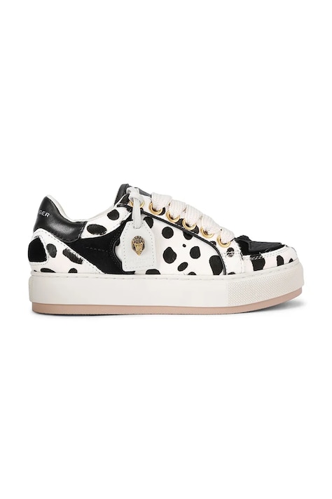 Kurt Geiger London sneakersy zamszowe Southbank Tag damskie kolor beżowy 9564313289