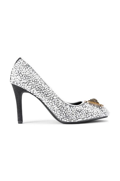 Kurt Geiger London szpilki Pimlico Court kolor srebrny 5390813609