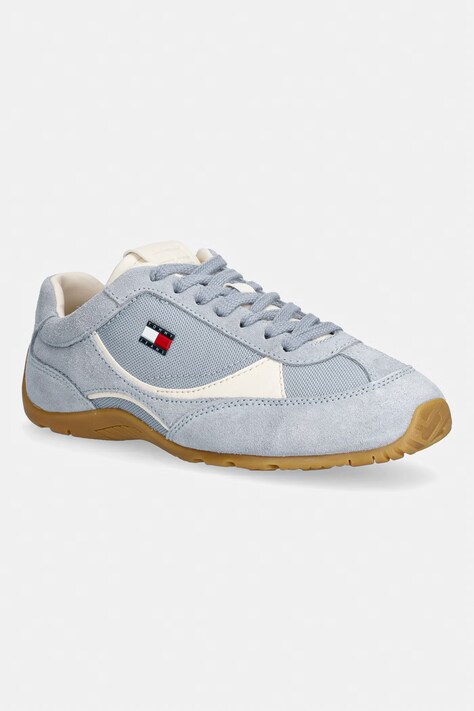 Tommy Jeans ARCHIVE '97 LITE SUEDE sneakersy damskie niebieskie EN0EN02997