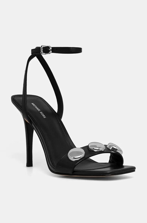 Kožne sandale MICHAEL Michael Kors Liana Dome Stud Sandal boja: crna, 40R6LNHS2L.001