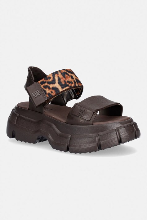 Melissa sandały MELISSA PULSE AD damskie kolor brązowy na platformie M 36854 BK885