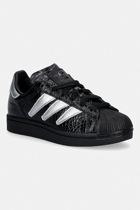 adidas Originals sneakersy skórzane Superstar II W damskie kolor czarny HQ9303