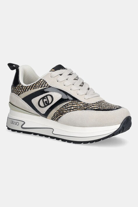 Liu Jo sneakersy LIU JO MAXI WONDER 97 damskie kolor szary BA6007PX807S1411