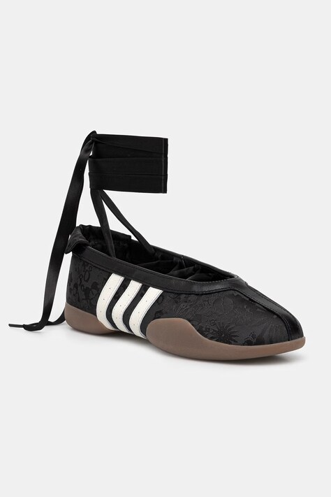 adidas Originals baleriny Teakwondo Mei Ballet kolor czarny IH6916