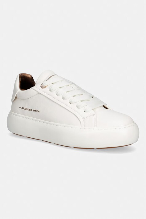 Alexander Smith Soho sneakersy damskie skórzane beżowe ASBDSOW3560TWT