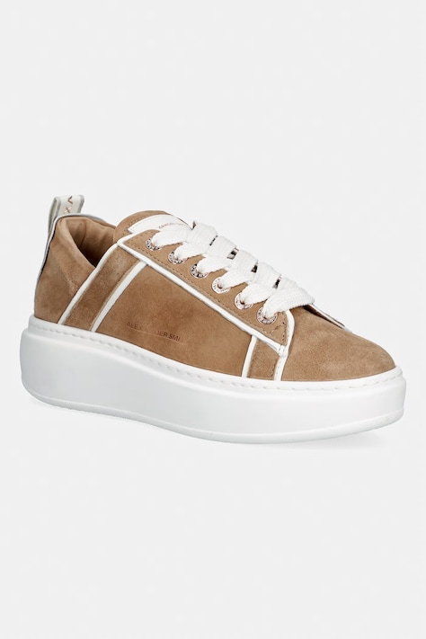 Σουέτ sneakers Alexander Smith Wembley High χρώμα: καφέ, ASBDWHW0596CNG