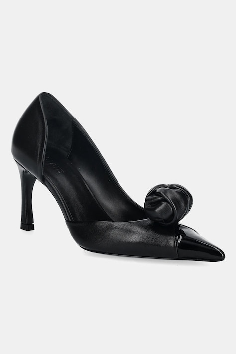 Δερμάτινες γόβες Rotate χρώμα: μαύρο, 115987100