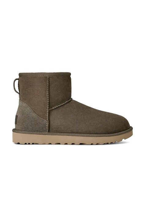 UGG stivali da neve in camoscio W Classic Mini II colore marrone 1016222.DDRG