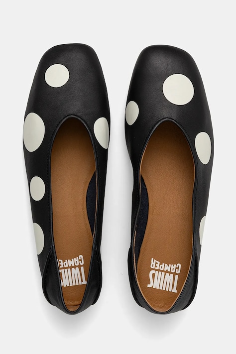 Kožené baleríny Camper TWS černá barva, K201253-050