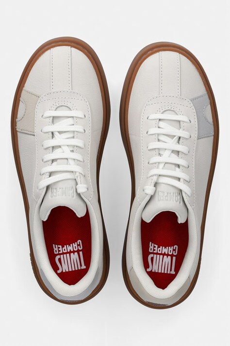 Camper sneakersy skórzane TWS damskie kolor biały K201909-001