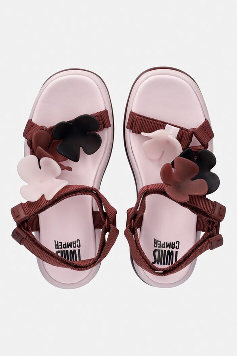 Camper sandále na platforme dámske TWS ružové K201726-014