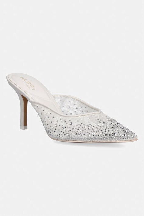 Aldo klapki GAMILA damskie kolor beżowy na szpilce 14241569