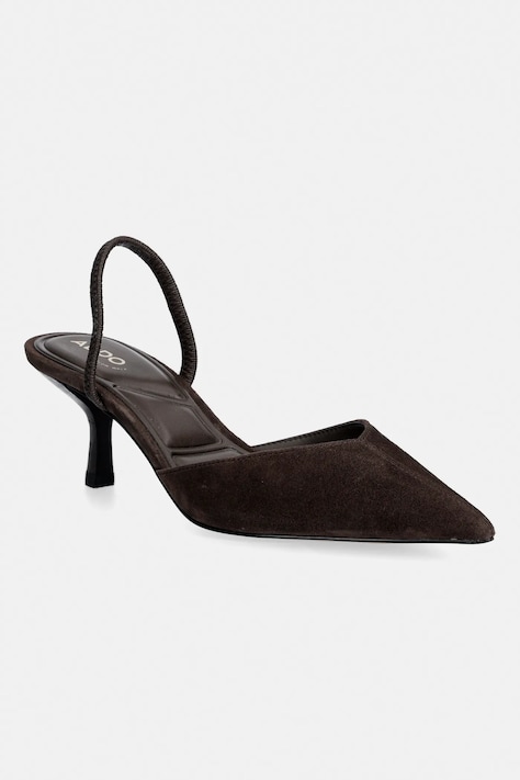 Γόβες σουέτ Aldo RE-OLIVIA χρώμα: καφέ, 14190572