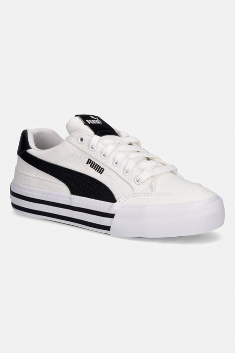 Puma Court Classic tenisówki damskie beżowe niskie 396353