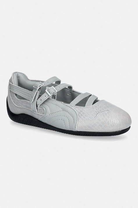 Puma Speedcat Ballet Croc baleriny skórzane szare 405327