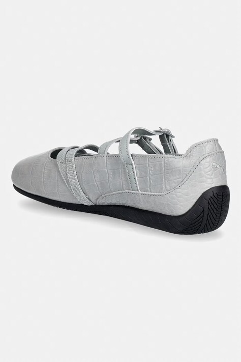 Puma балетки шкіряні Speedcat Ballet Croc — SS26-OBD1FU, сірий — фото 3