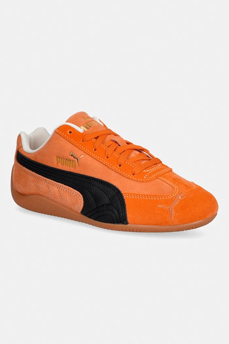 Puma Speedcat sneakersy damskie zamszowe pomarańczowe 406329