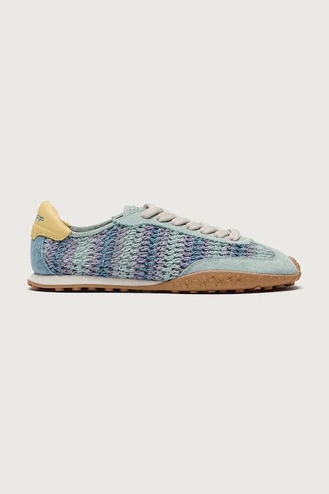 Hoff sneakersy BRIDGE WOVEN LIGHT BLUE damskie kolor niebieski 12661008