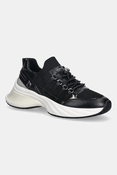 Αθλητικά Pinko Ariel 34 χρώμα: μαύρο, SS0141P128Z99