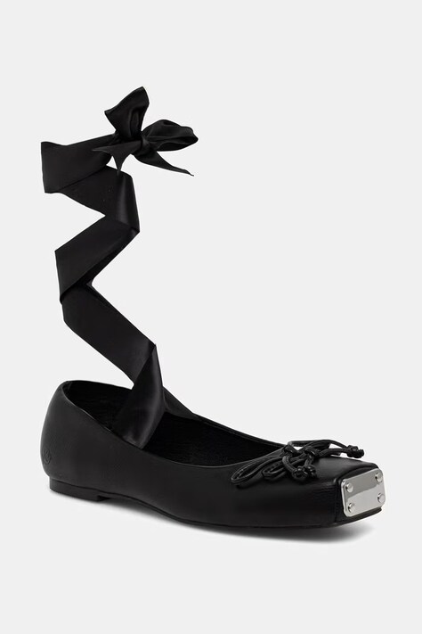 Koi Footwear baleríny Blithe Metal Toe Ballet Flats čierne Blithe