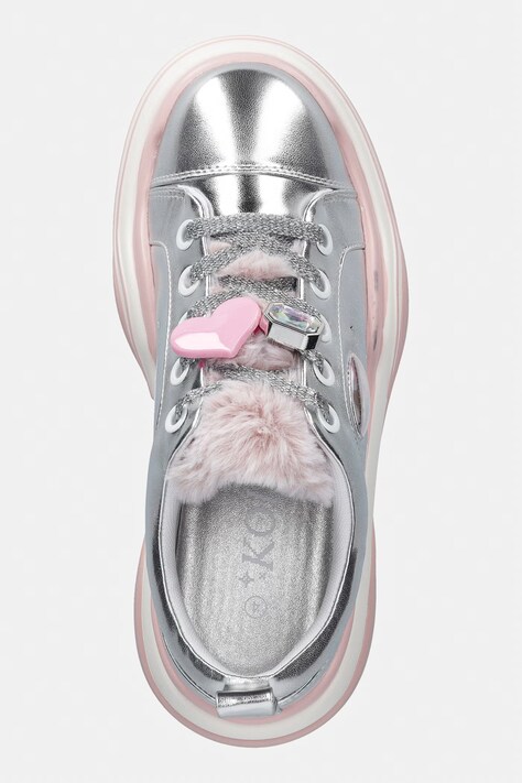 Koi Footwear Girlie Pop Chunky Trainers кросівки жіночі — SS26-OBD1O8, срібний — фото 4