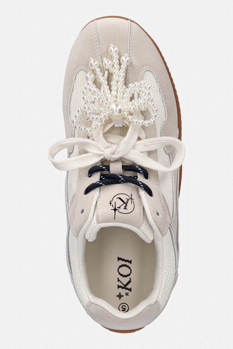Koi Footwear Wanderlust Flat Pearl Trainers кросівки жіночі — SS26-OBD1OD, бежевий — фото 4