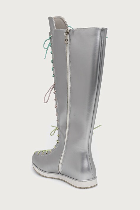 Koi Footwear Numinous Lace Up Charm Long Boots чоботи жіночі — SS26-OBD1OE, срібний — фото 3