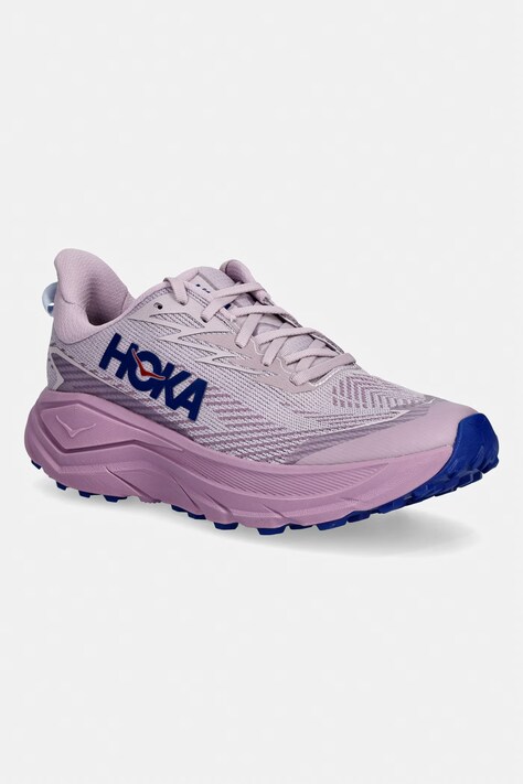 Hoka buty sportowe Challenger 8 GTX damskie kolor fioletowy 1171959