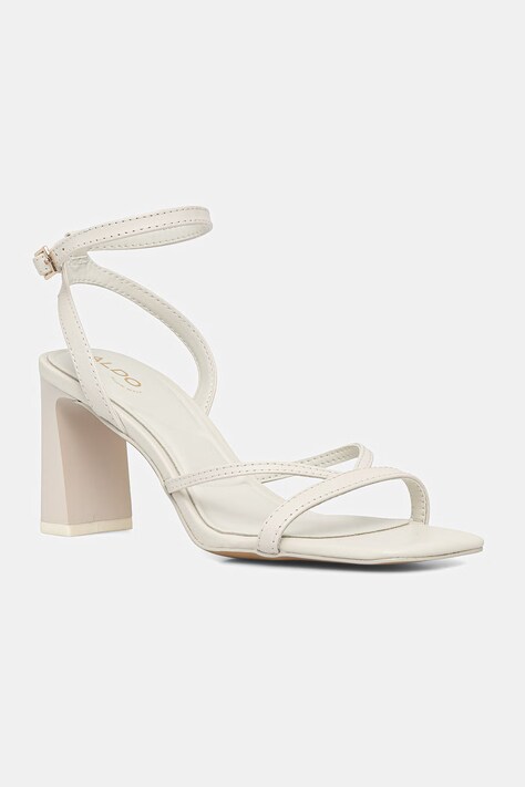 Aldo sandały skórzane STELLARE kolor beżowy 13922128