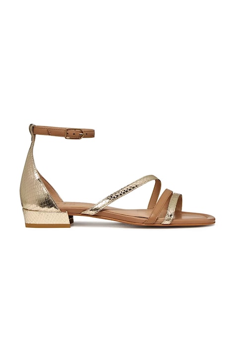 Geox sandały skórzane D NEW ERAKLIA 15 damskie kolor złoty D6580D0KYTUC2235