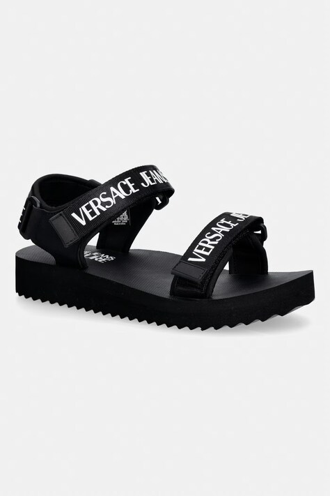 Versace Jeans Couture sandały damskie czarne 80VA3SX4 ZS630 899