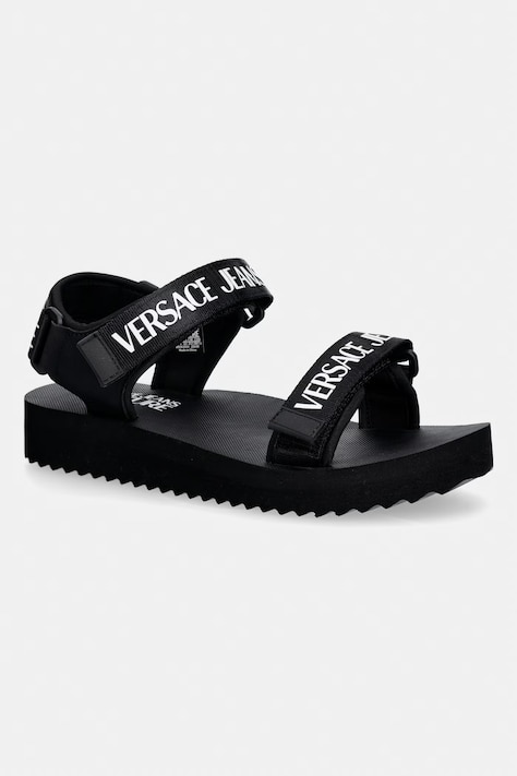 Versace Jeans Couture sandały damskie czarne 80VA3SX4 ZS630 899