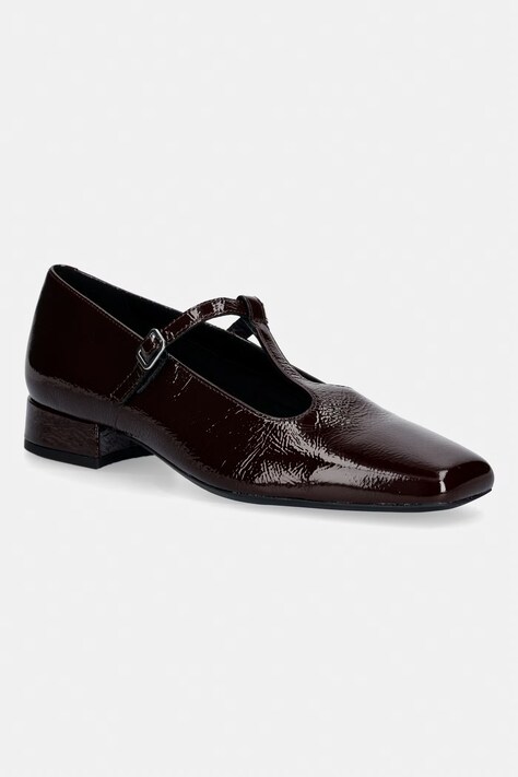 Vagabond Shoemakers Кожени половинки обувки Vagabond Shoemakers DEBBI в бордо с равна подметка 6118-360-35