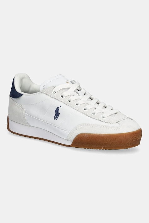 Polo Ralph Lauren sneakersy LEATHER/SUEDE damskie kolor biały 804962634002