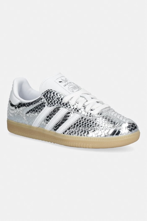 adidas Originals Samba Og sneakersy damskie skórzane srebrne IH9016
