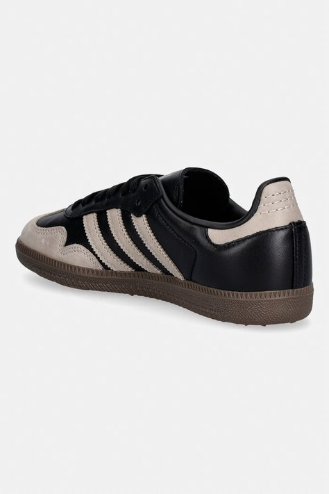 Шкіряні кросівки adidas Originals Samba Og — SS26-OBD24G, чорний — фото 3