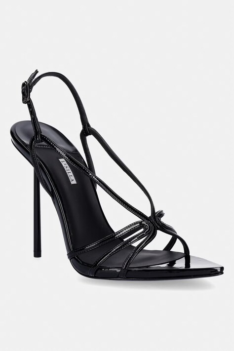 Le Silla στιλέτο σε μια καρφίτσα Sandalo Eugenie μαύρο 4052F100BXPPGSL001