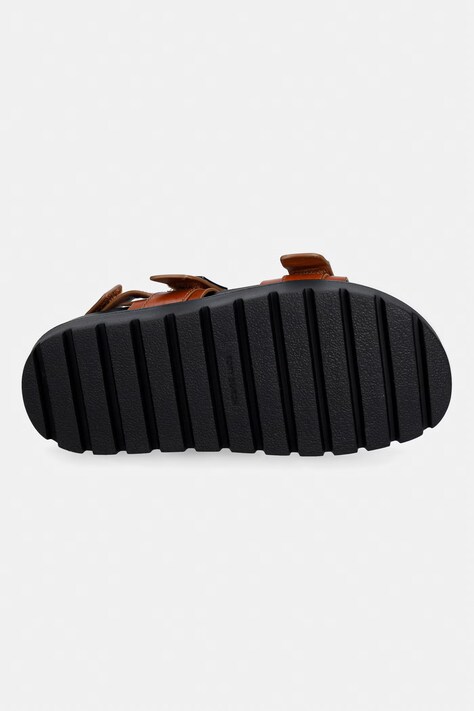Tory Burch босоніжки жіночі шкіряні Mellow Sport Sandal — SS26-OBD27K, коричневий — фото 5