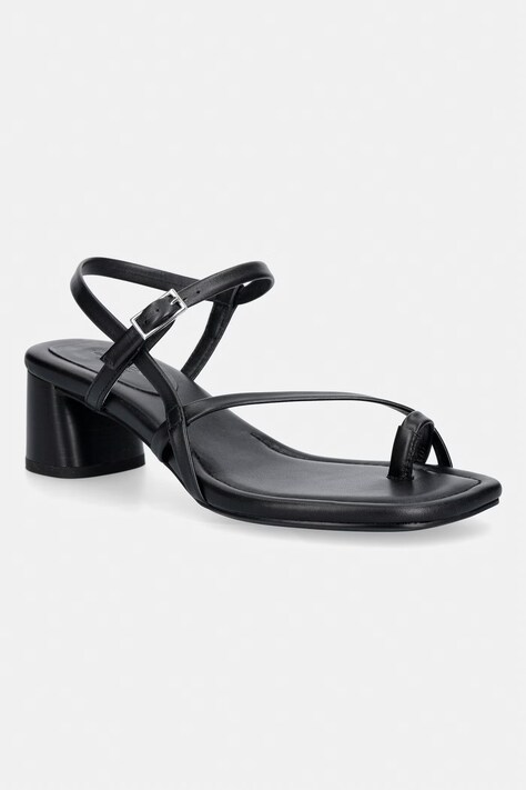Vagabond Shoemakers sandale s debelom potpeticom od kože EVIE crne 6139-101-20