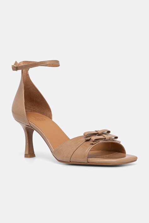 Billi Bi sandále kožené béžové A9505 224