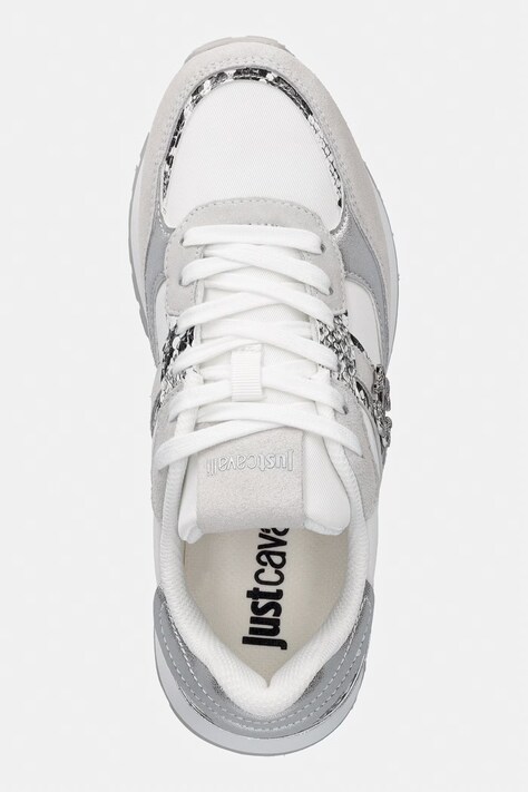 Just Cavalli sneakersy damskie kolor srebrny 80RA3SJ2ZSE68LA3
